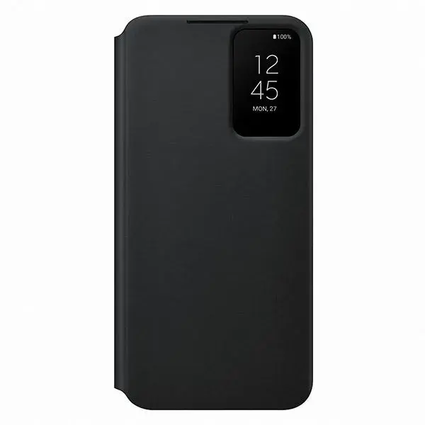 EF-ZS906CBE Samsung Clear View Cover for Galaxy S22+ Black