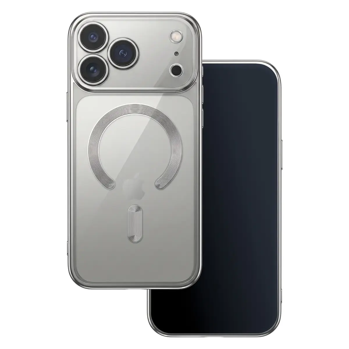 Color Chrome Mag case for iPhone 17 Pro Max 6,9" / 18 Pro Max 6,9" silver