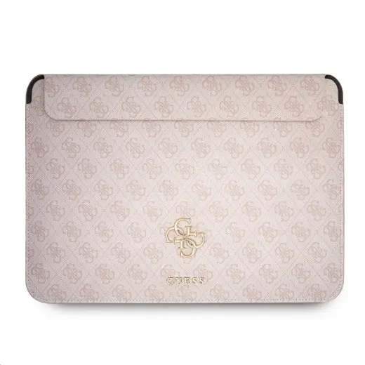Guess 4G Metal Logo portatīvā datora maciņš 13" rozā