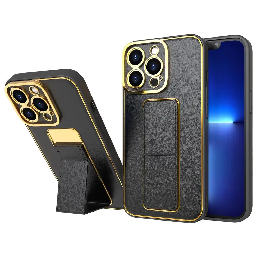New Kickstand phone case with stand for iPhone 12 black