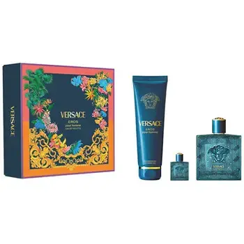 Versace Eros Dárková sada EDT 100 ml, sprchový gel 150 ml a miniaturka EDT 5 ml