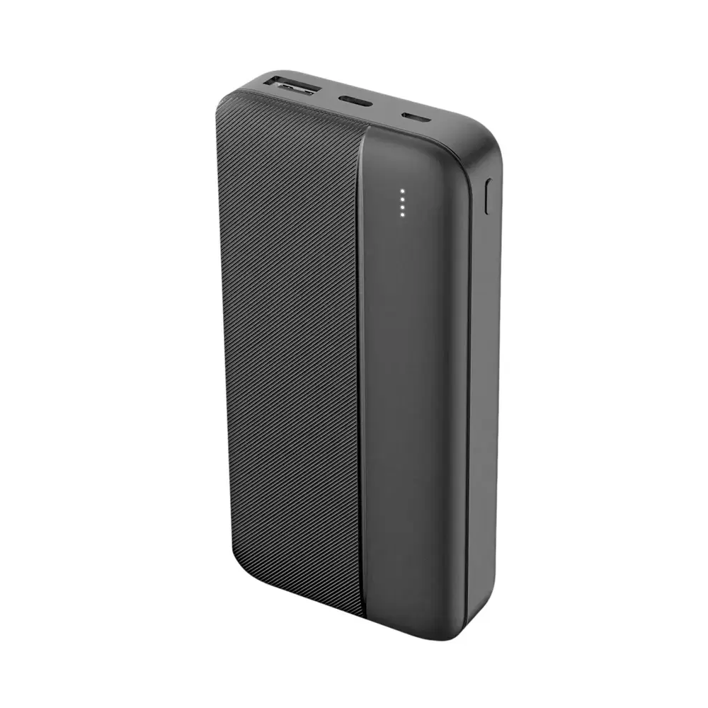 Maxlife MXPB-02 ārējais akumulators (powerbank) | 20000 mAh | 20W | USB-C, Micro USB | melns