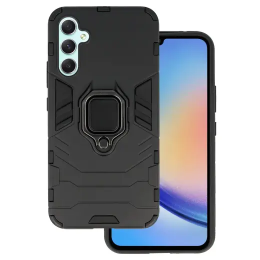 Ring Armor Case for Samsung Galaxy A34 5G Black