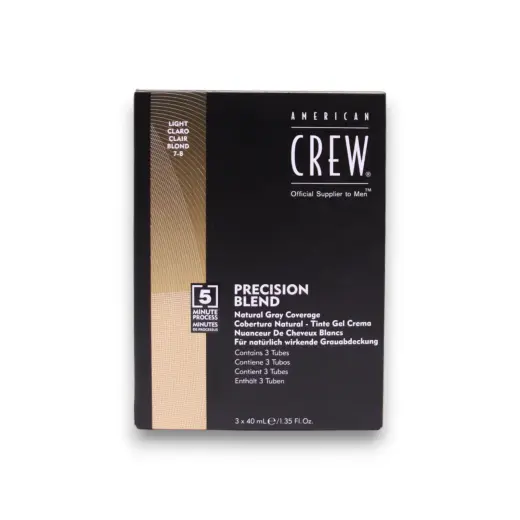 American Crew Precision Blend Hair Colour Set - Light 7/8 3 X 40ml
