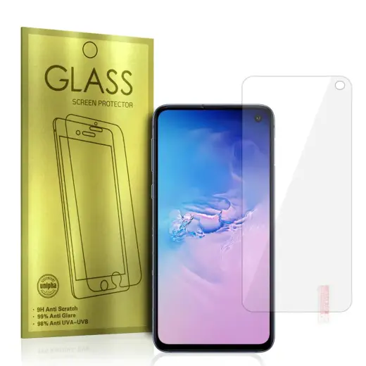 Gold aizsargstikls telefona ekrānam Galaxy S10e