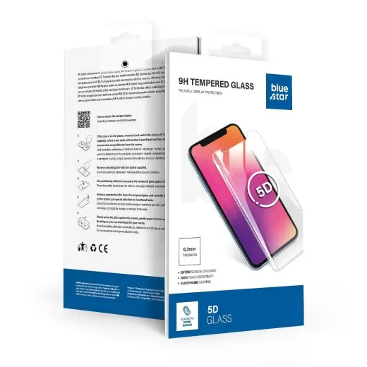 Blue Star 5D aizsargstikls telefona ekrānam iPhone 17 Pro | iPhone 18 Pro