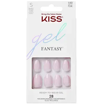 Kiss My Face Gel Fantasy Nails Pure Love - Umělé nehty ( 28 ks )