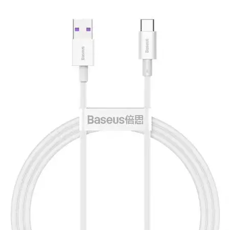 Baseus Superior Series data transfer and charging cable | USB-A to USB-C | 66W | 1m | white