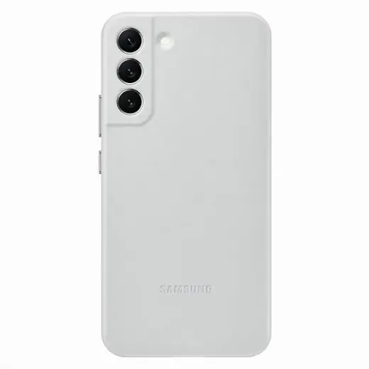 Samsung EF-VS906LJE Leather чехол для телефона Samsung Galaxy S22+ серый