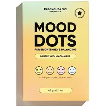 Breakout+aid Mood Dots - Náplasti na lokální ošetření akné s niacinamidem ( 48 ks )