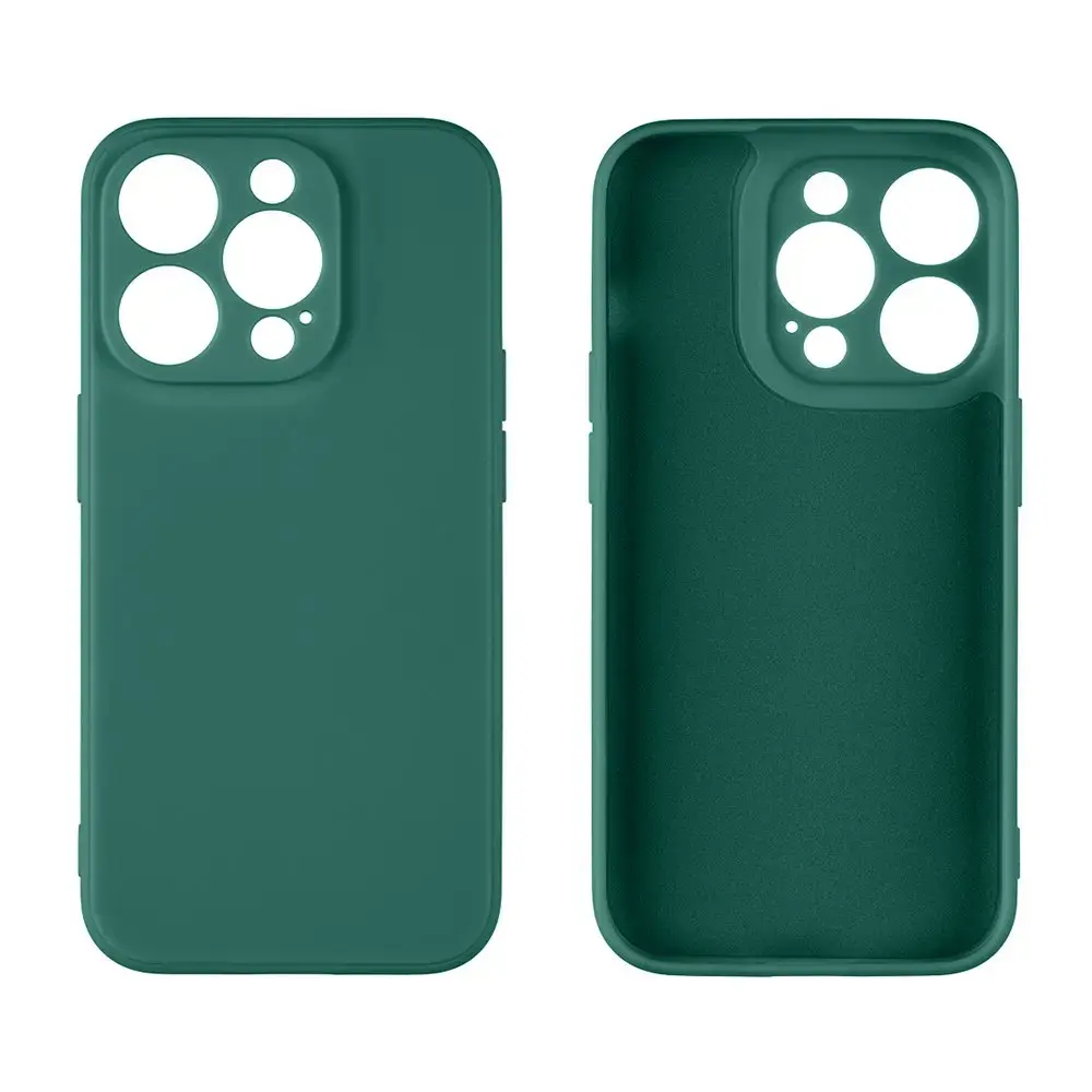 OBAL:ME Matte telefoni ümbris iPhone 15 Pro roheline
