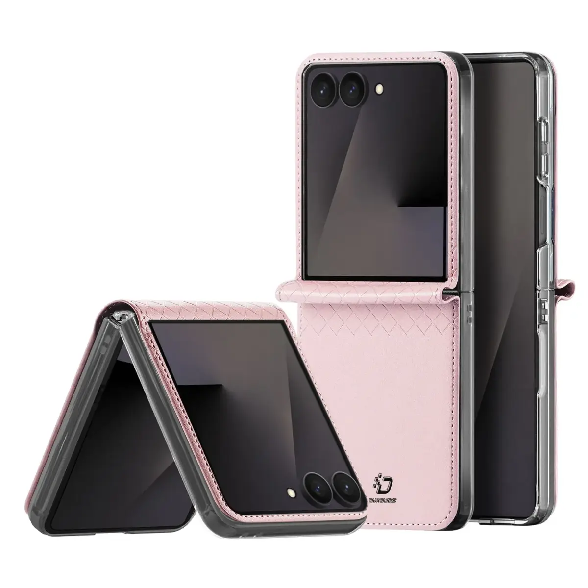 Dux Ducis Bril book type phone case for Samsung Galaxy Z Flip 8 (F776) pink