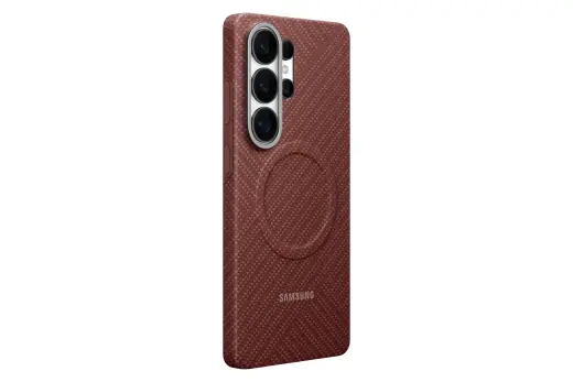 Samsung Carbon Magnet maciņš telefonam Samsung Galaxy S26 Ultra (S948) sarkans