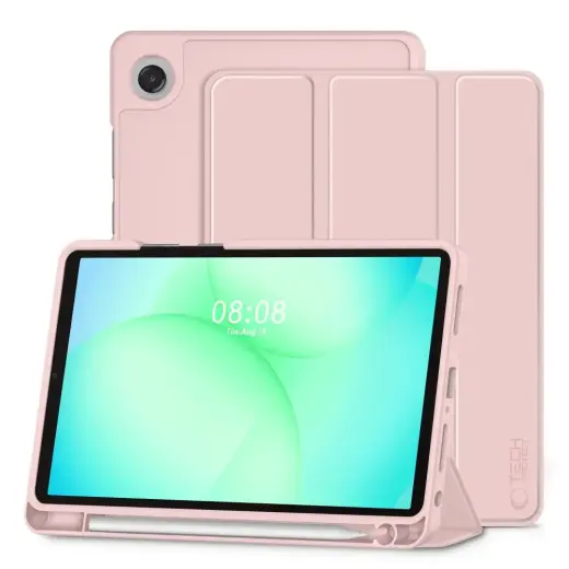Tech-Protect SC Pen planšetdatora maciņš Galaxy Tab A9+ | Galaxy Tab A11+ rozā