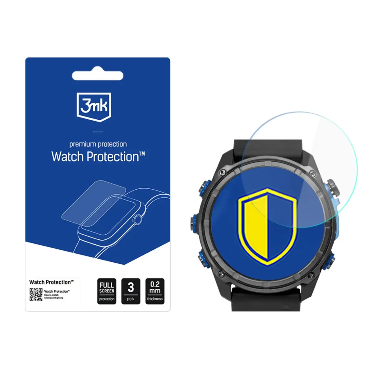 3mk Protection apsauginė plėvelė Garmin Descent Mk3i 51 mm