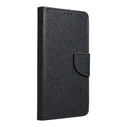 FANCY grāmatveida maciņš telefonam Samsung Galaxy A3 (2016) (A310) melns