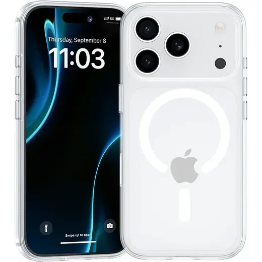Benks Magnetic Crystal Case (C.K.JC.AP.00.0072) for Iphone 18 Pro/17 Pro transparent (Camera Control Button)