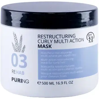 Puring 03 Rehab Restructuring Curly Multi Action Mask - Intenzivní hydratační maska pro kudrnaté, vlnité a krepaté vlasy 250ml