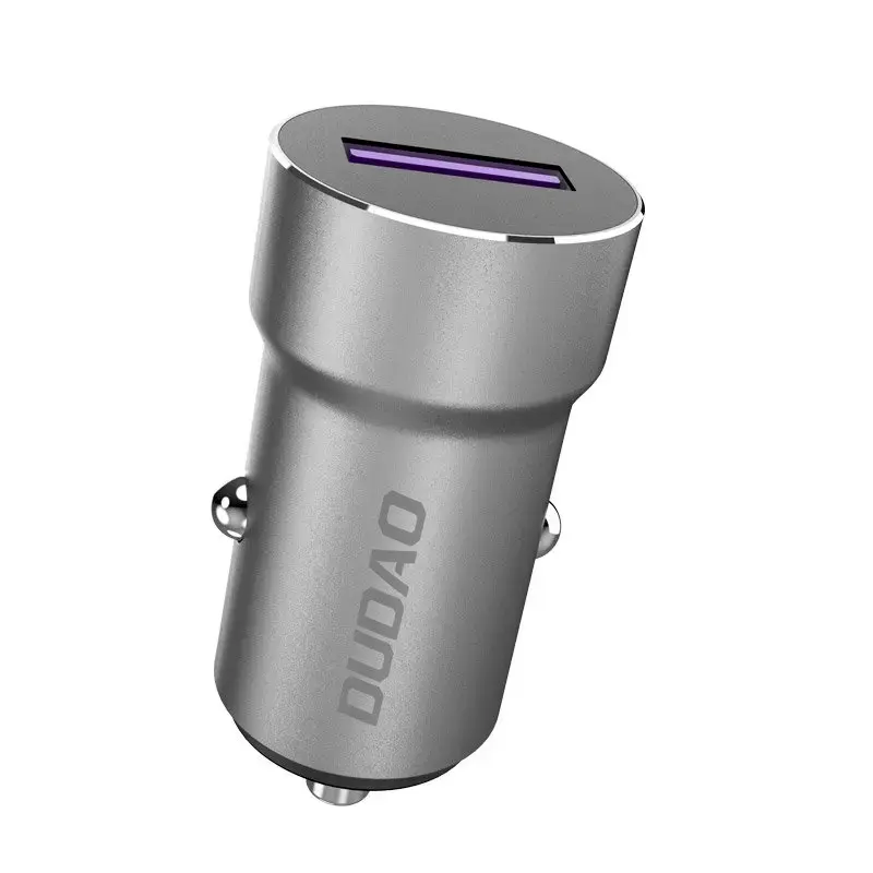Dudao universal auto lādētājs | 22.5W | QC | USB-A | melns