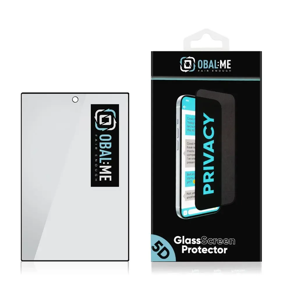OBAL:ME Privacy 5D grūdintas apsauginis stiklas telefonui Samsung Galaxy Z Fold 8 (F971) (privatumo efektas)