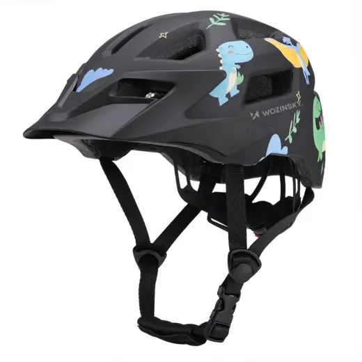 Wozinsky Children's MTB Bike Helmet with Detachable Visor XS - Black