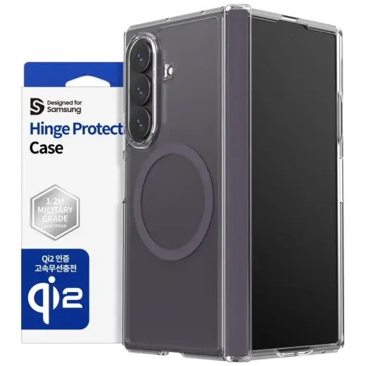Araree Duple 360 M maciņš ar MagSafe atbalstu telefonam Samsung Galaxy Z Fold 8 Ultra (F976) violets