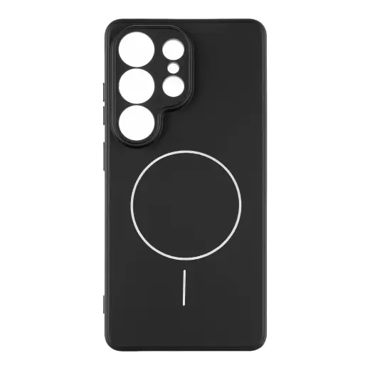 OBAL:ME MagNetix Matte telefono dėklas su MagSafe palaikymu Samsung Galaxy S26 Ultra (S948) juodas