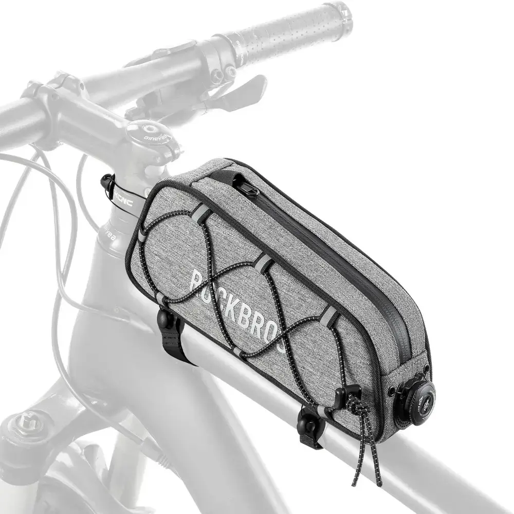 Rockbros TL004 ROAD TO SKY 0.7L Waterproof Frame Bike Bag - Gray