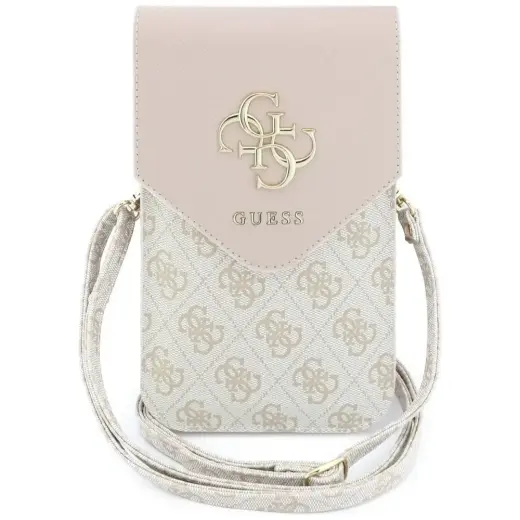 Phone bag Guess  Graines 4G &      Classic Logos pink