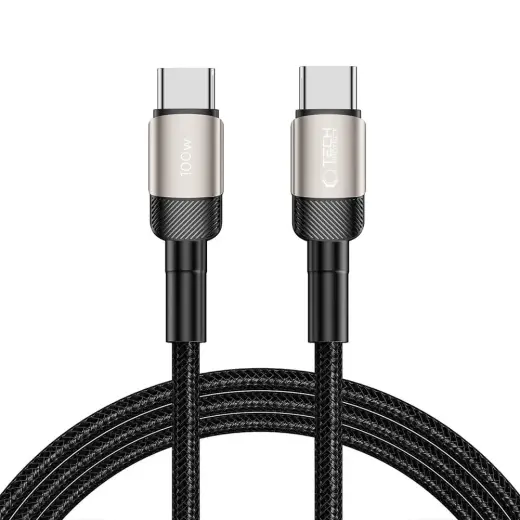 Tech-Protect UltraBoost Evo data transfer and charging cable | USB-C to USB-C | 100W | 2m | brown