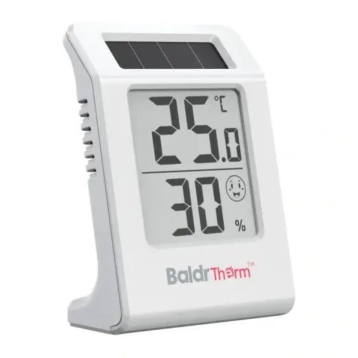 BALDRTHERM E0587TH Solar-Powered Thermohygrometer