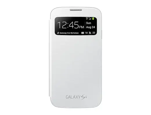 Samsung EF-CI950BWEGWW original grāmatveida maciņš telefonam Samsung Galaxy S4 (I9500) balts