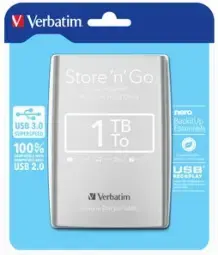 Ārējais cietais disks Verbatim Store n Go 1TB