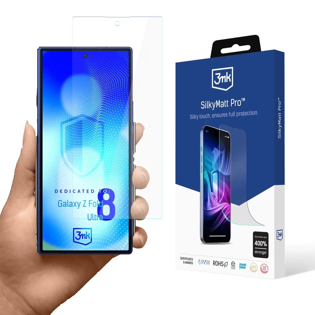3mk Silky Matt Pro aizsargplēve telefona ekrānam Samsung Galaxy Z Fold 8 Ultra (F976)
