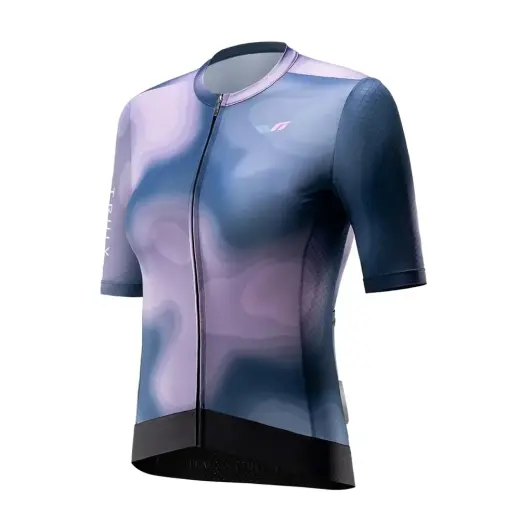 Rockbros 15110006005 TVI L Women's Cycling Jersey - Navy Blue