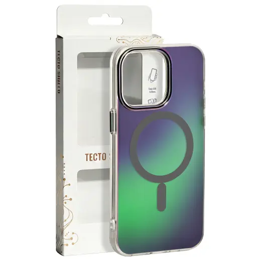 Tecto Shield Aurora telefono dėklas iPhone 17 pilkas