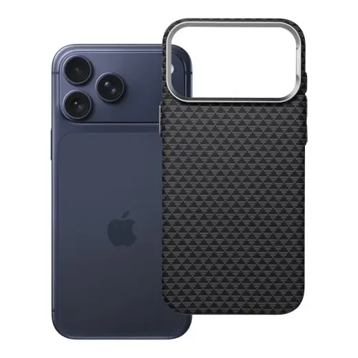 K-Look telefono dėklas su MagSafe palaikymu iPhone 17 Pro Max | iPhone 18 Pro Max juodas