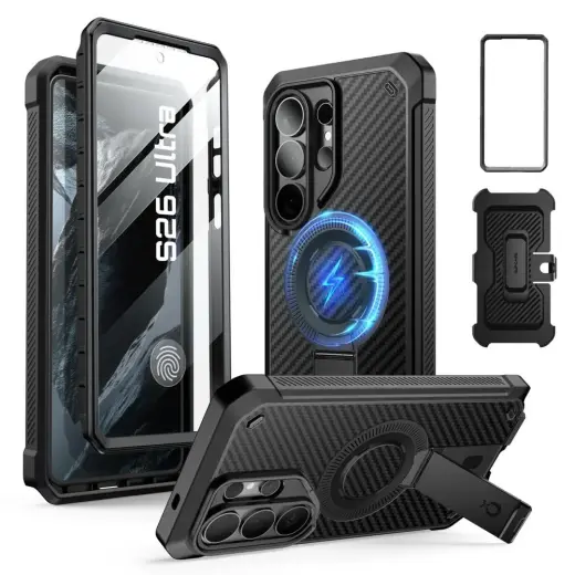 SUPCASE Unicorn Beetle Pro Mag telefono dėklas su MagSafe palaikymu Samsung Galaxy S26 Ultra (S948)