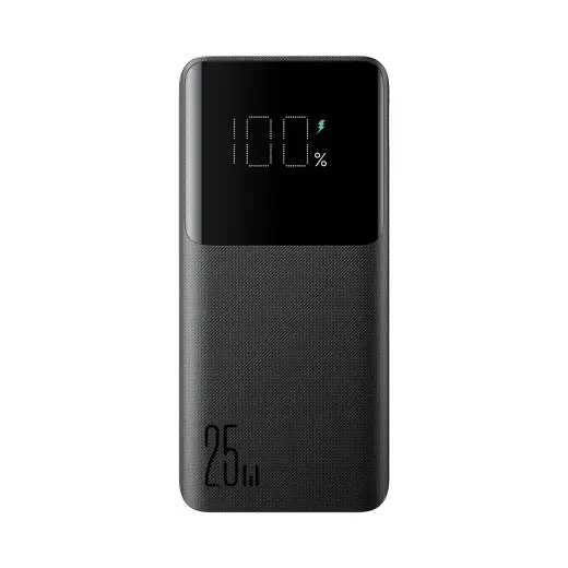Joyroom JR-PBF20 ārējais akumulators (powerbank) | 10000 mAh | 25W | USB-A, USB-C | melns