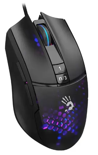 A4TECH Bloody L65 Max wired gaming mouse | Honeycomb RGB| black
