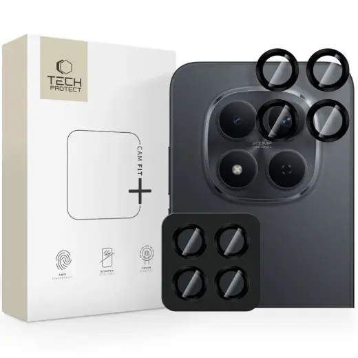 OSŁONA APARATU TECH PROTECT CAMRING FIT+ XIAOMI REDMI NOTE 15 PRO 5G / 15 PRO+ PLUS 5G BLACK