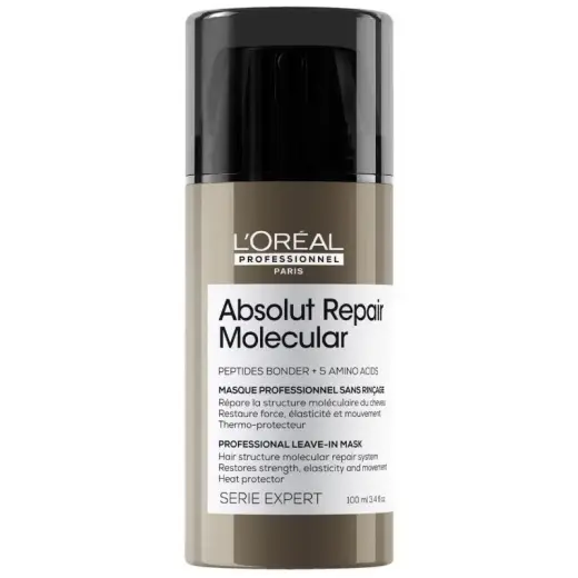 L'oreal Professionnel Serie Expert Absolut Repair Molecular Leave-in-Mask 100Ml in Clear
