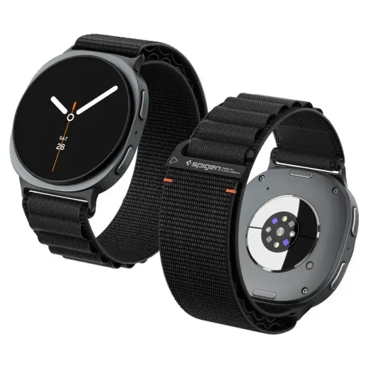 Spigen WBF1 viedpulksteņa siksniņa priekš Galaxy Watch 8/9/Classic (40/44/46 mm) | melna