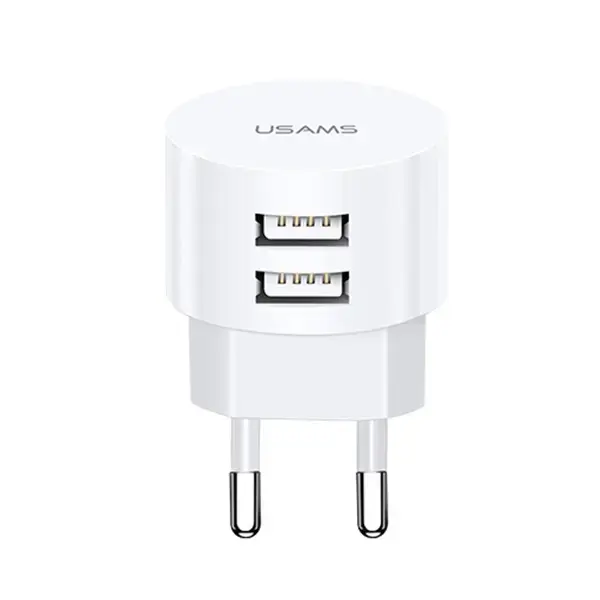 USAMS CC80TC01 travel charger | 10W | USB-A | white