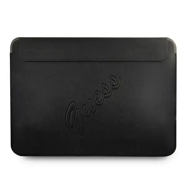 Guess Saffiano Script portatīvā datora maciņš 13" melns