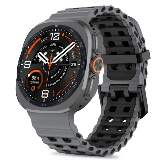 Tech-Protect IconBand Pro nutikella rihm Galaxy Watch Ultra 1/2 (47 mm) jaoks | hall/must