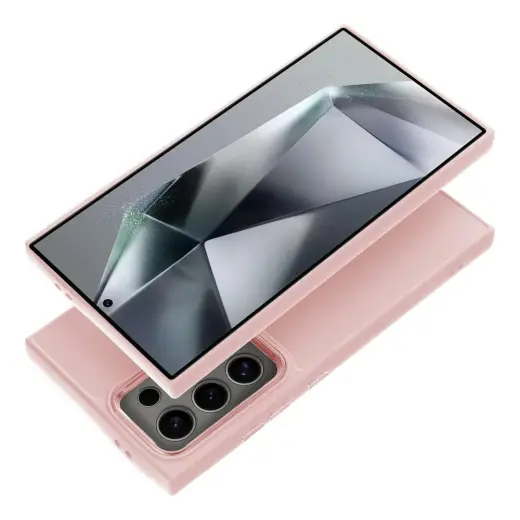 Frame telefono dėklas Samsung Galaxy S26 FE (S741) | S25 FE (S731) rožinis