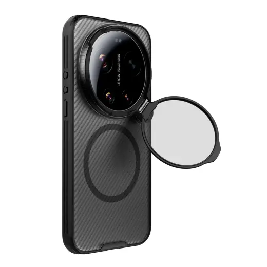 Nillkin CamShield Prop Magnetic (Transparent Lens) Case for Xiaomi 17 Ultra Transparent Black