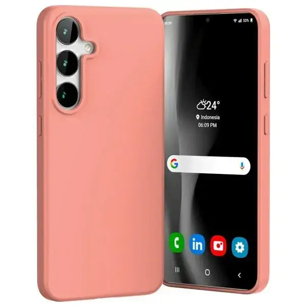 Mercury phone case for Samsung Galaxy S24 pink