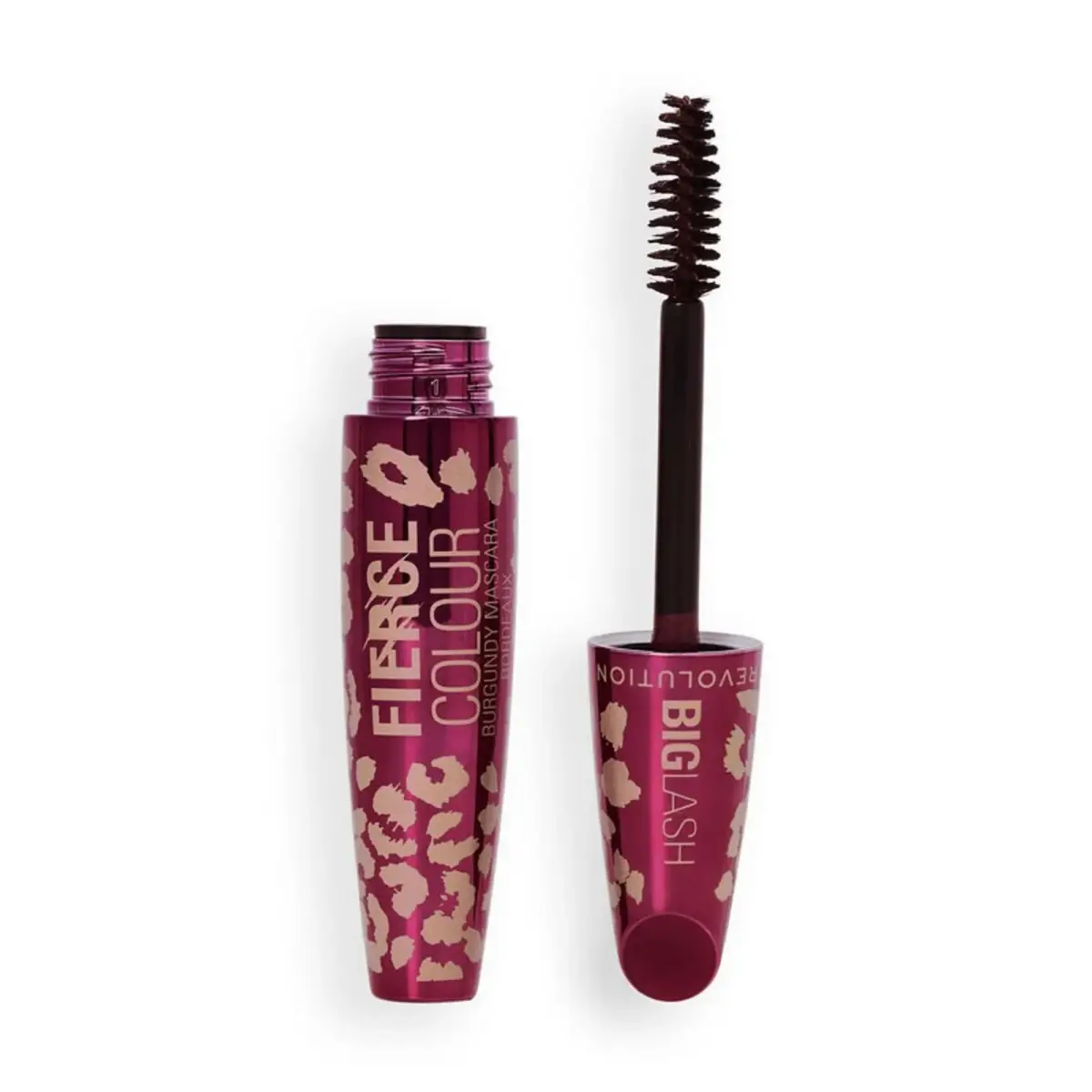 Makeup Revolution, Big Lash Fierce, Volume, Mascara, Burgundy, 9 g